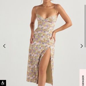 PEONY PRINT MIDI SUNDRESS